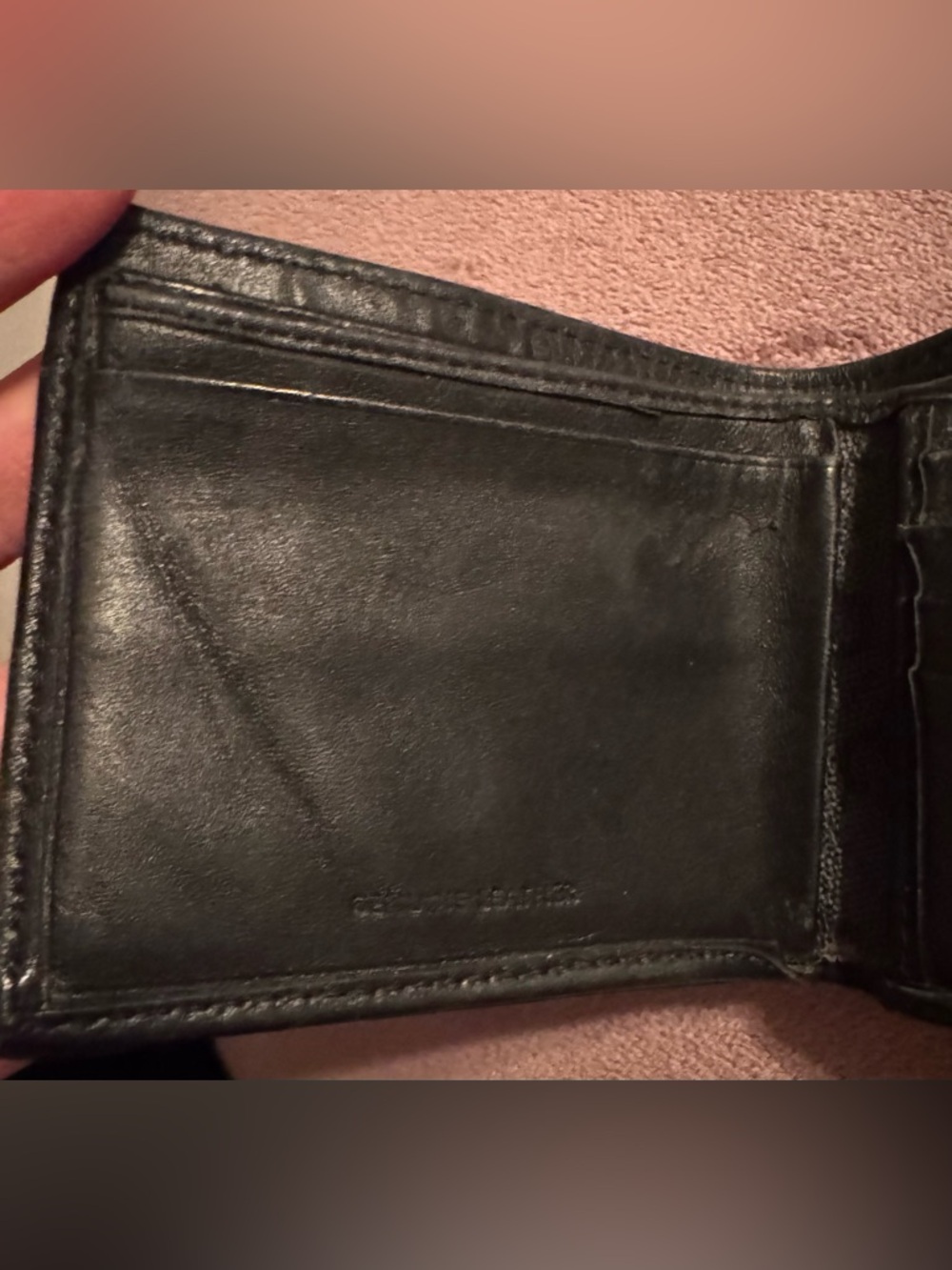 Guess Grey Textured Wallet with Subtle Monogram Pattern - Picture 7 of 14